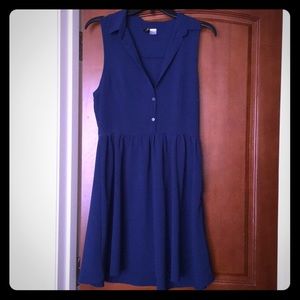 Blue Skater Dress